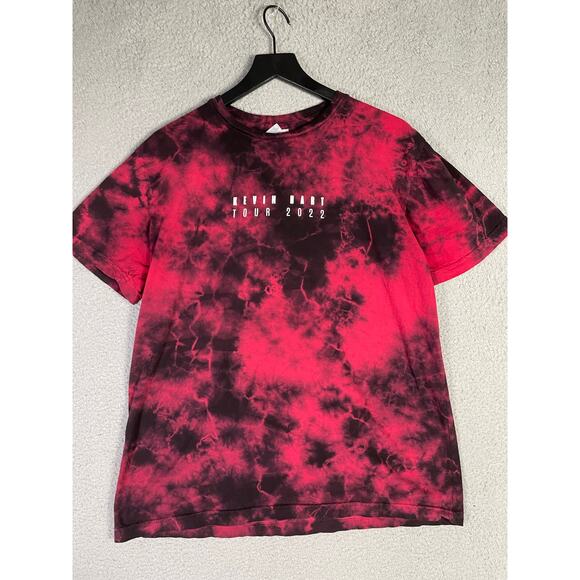 Kevin Hart Tour 2022 Comedic Rockstar Tie Dye T-Shirt Red Black Unisex‎ Size L - Picture 3 of 7